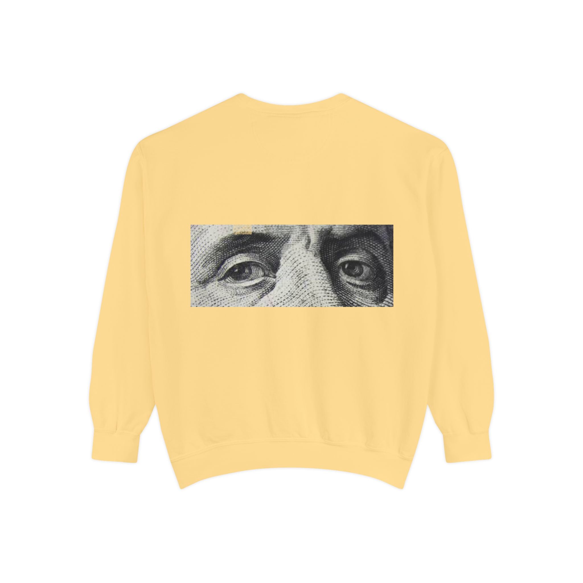 Money Vision Sweatshirt — "Lack of Money Makes My Vision Blurry" Graphic Crewneck