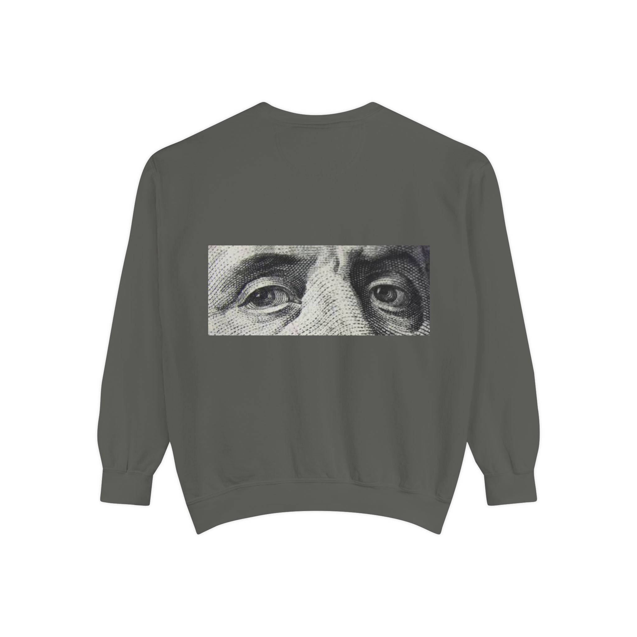 Money Vision Sweatshirt — "Lack of Money Makes My Vision Blurry" Graphic Crewneck