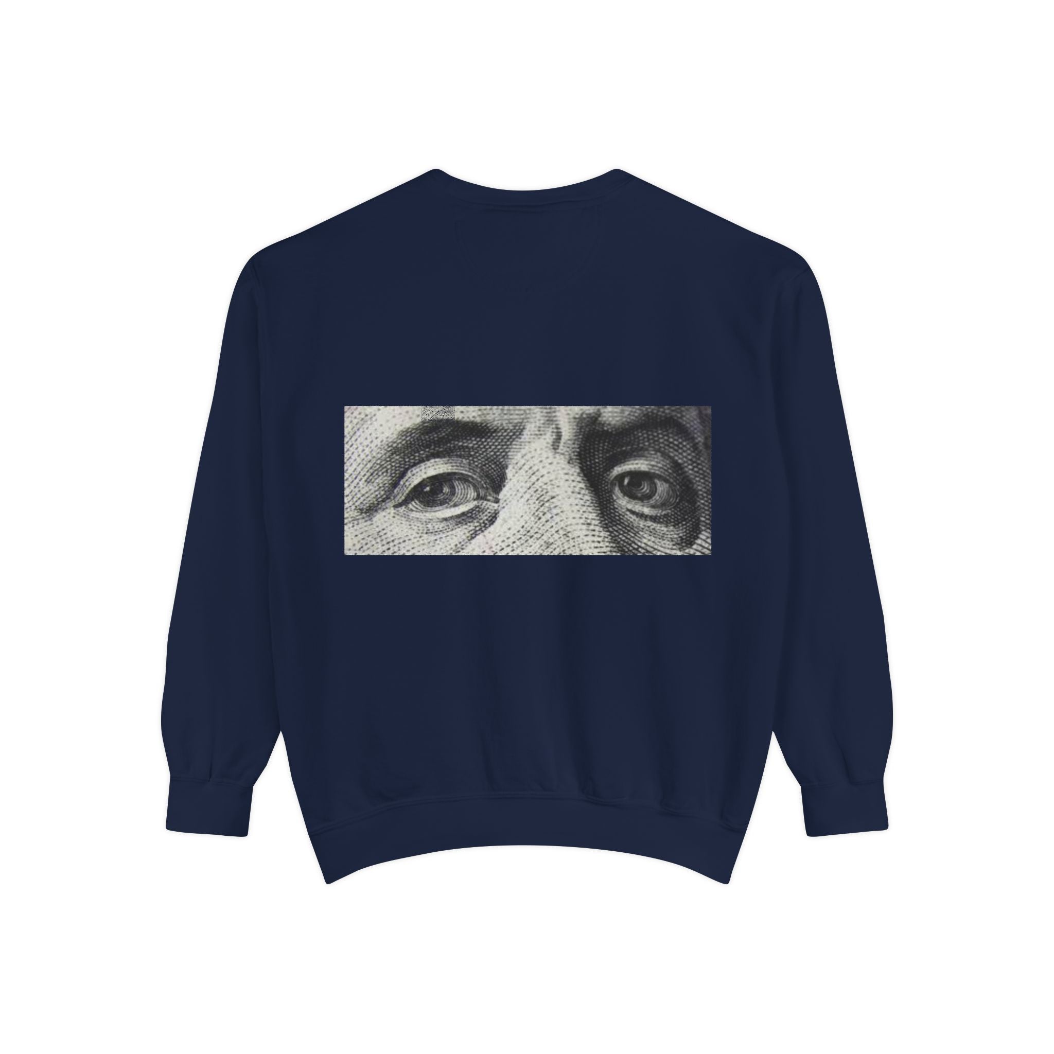 Money Vision Sweatshirt — "Lack of Money Makes My Vision Blurry" Graphic Crewneck