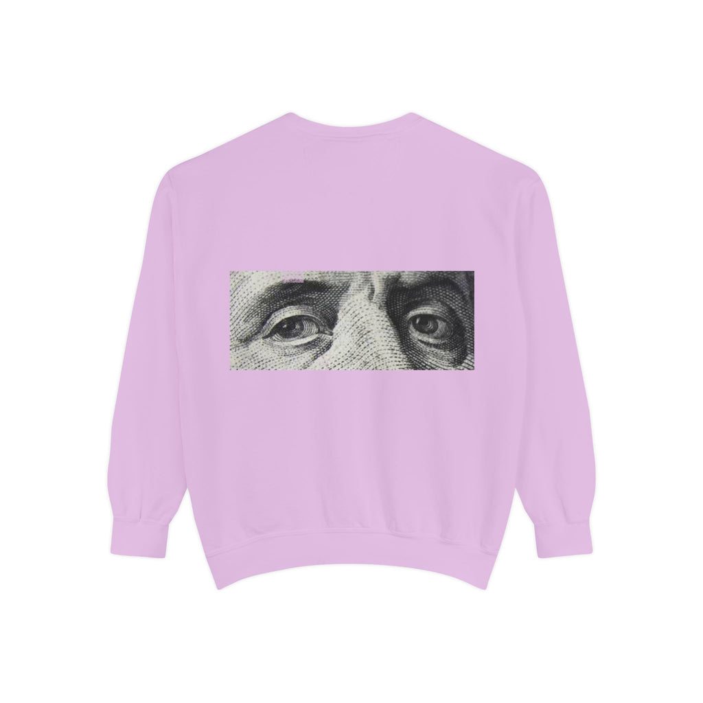 Money Vision Sweatshirt — "Lack of Money Makes My Vision Blurry" Graphic Crewneck
