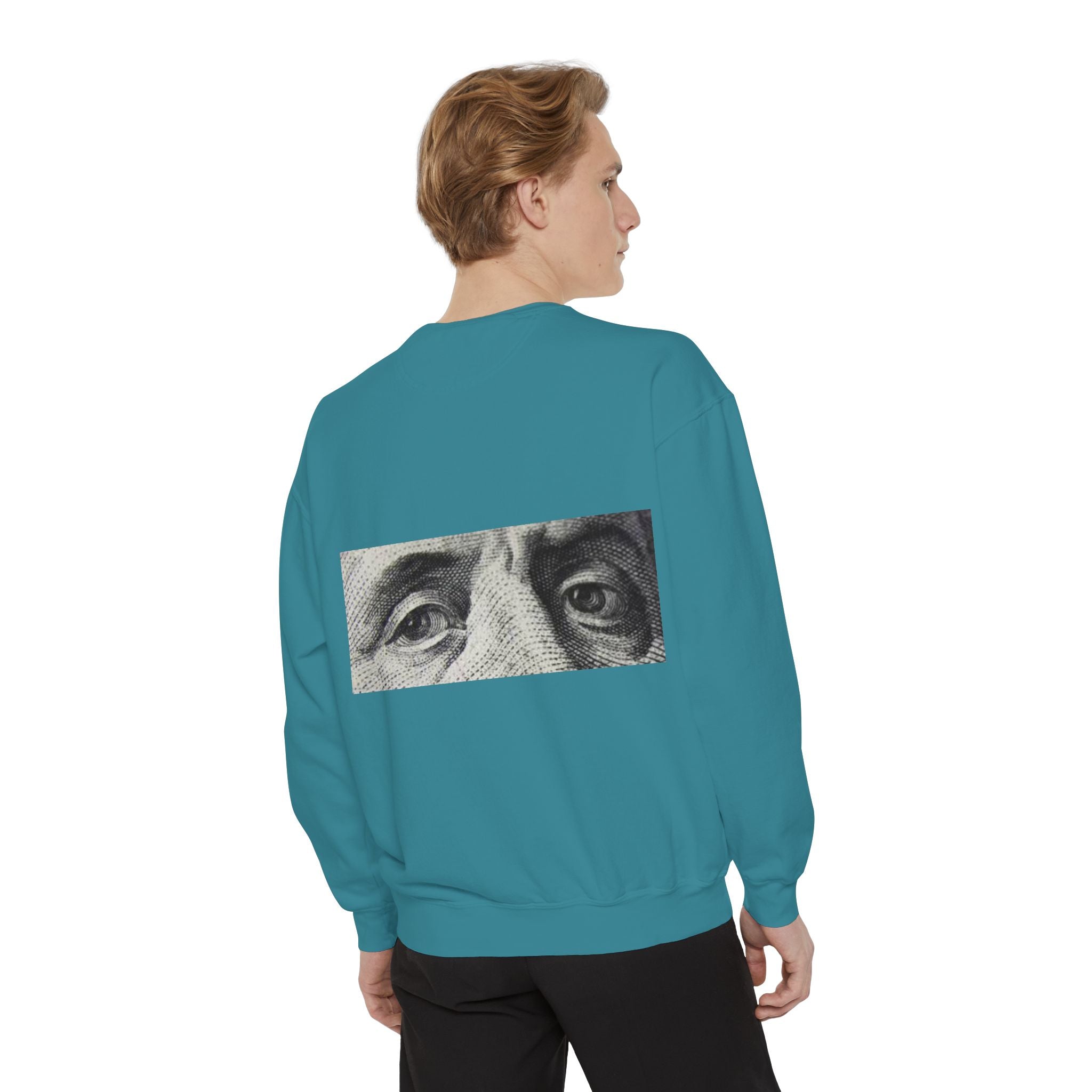 Money Vision Sweatshirt — "Lack of Money Makes My Vision Blurry" Graphic Crewneck