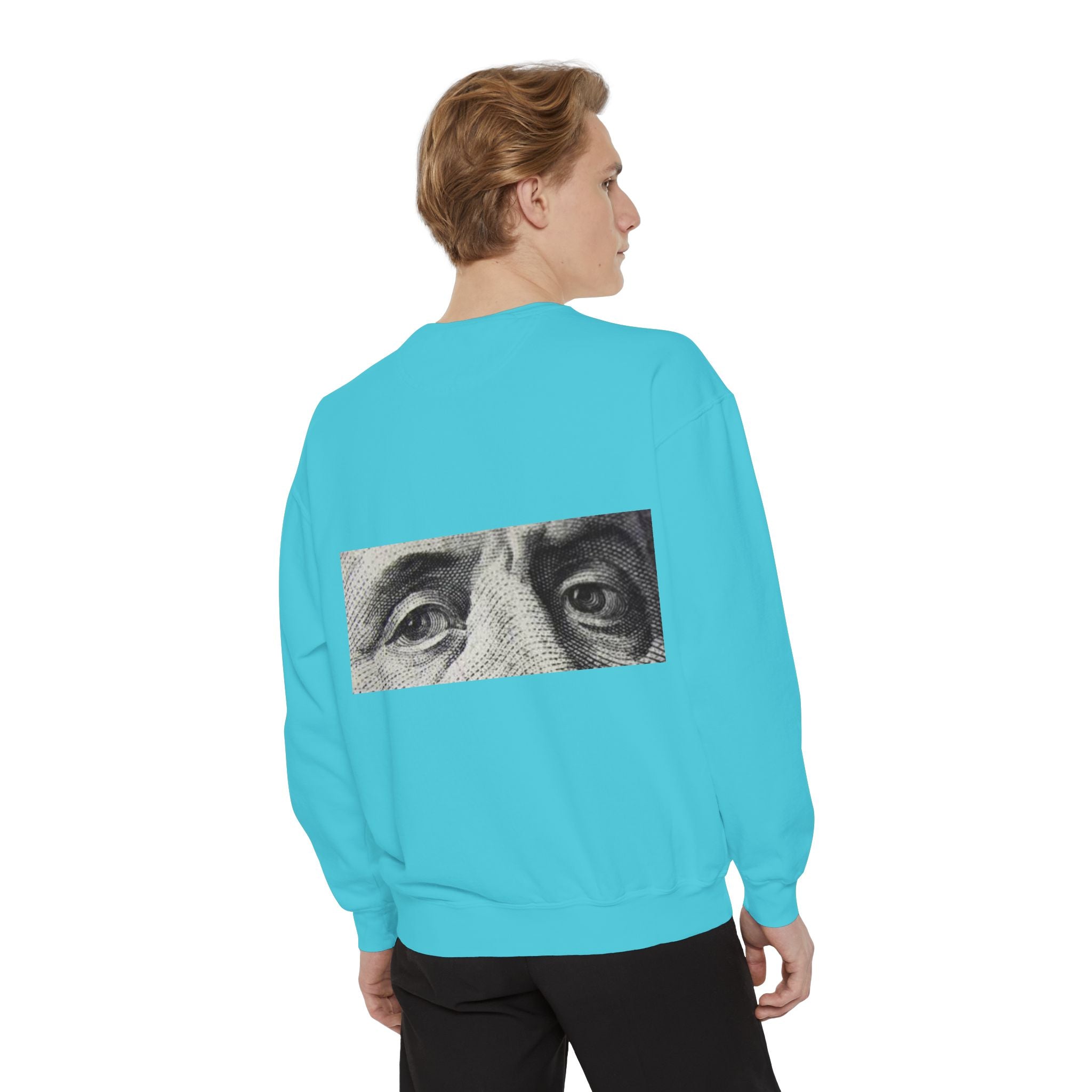 Money Vision Sweatshirt — "Lack of Money Makes My Vision Blurry" Graphic Crewneck