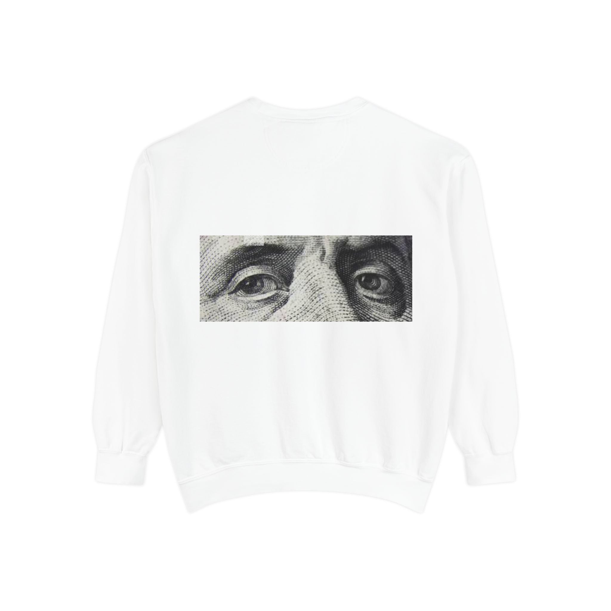 Money Vision Sweatshirt — "Lack of Money Makes My Vision Blurry" Graphic Crewneck