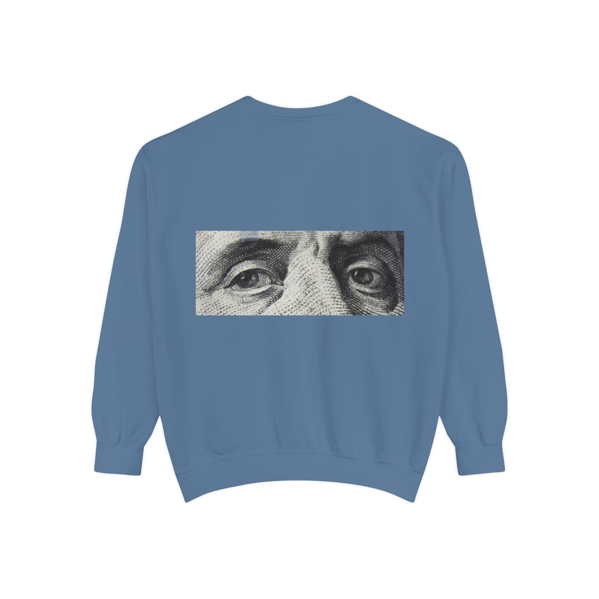 Money Vision Sweatshirt — "Lack of Money Makes My Vision Blurry" Graphic Crewneck